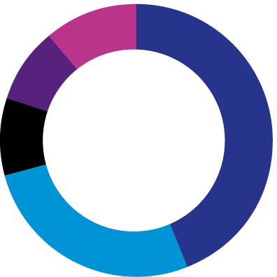 Order book by area of activity <small>(AT 31/12/2023)</small>
